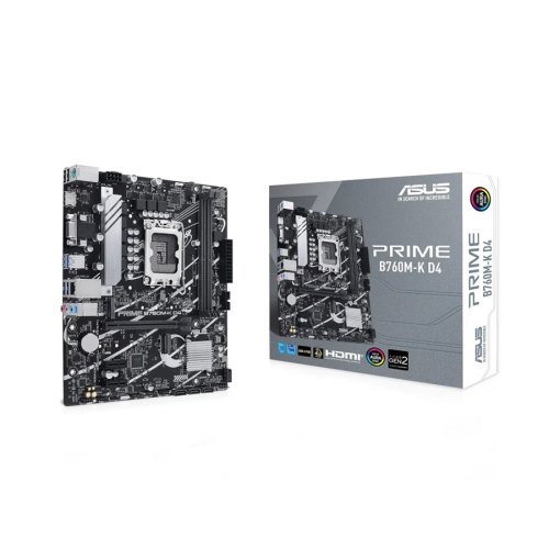 Материнcька плата ASUS PRIME B760M-K D4 s1700 B760 2xDDR4 M.2 HDMI D-Sub mATX