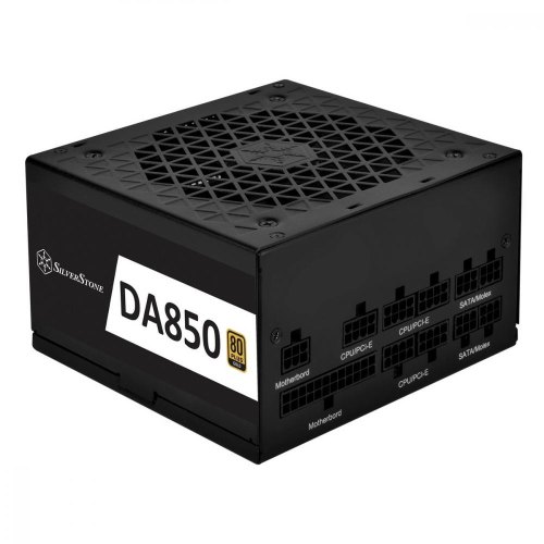 Блок живлення  SilverStone Decathlon (850W), >90%, 80+ Gold, 120mm, 1xMB 24pin(20+4), 2xCPU 8pin(4+4), 6xMolex, 8xSATA, 6xPCIe 8pin(6+2), Fully Modula