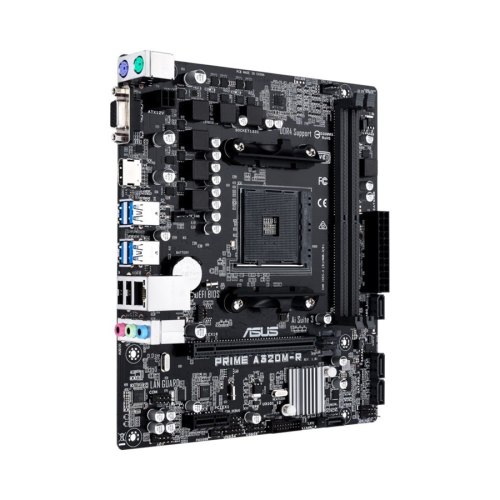 Материнcька плата ASUS PRIME A320M-R-SI sAM4 A320 2xDDR4 HDMI D-Sub mATX White BOX WITH ACCESSORY