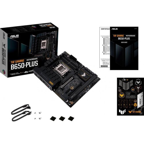 Материнcька плата ASUS TUF GAMING B650-PLUS sAM5 B650 4xDDR5 M.2 HDMI DP ATX