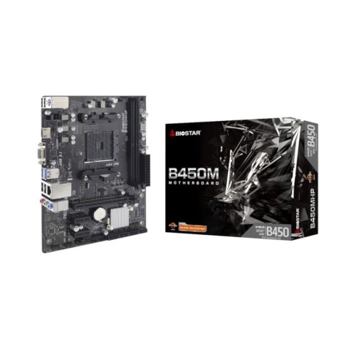 Материнська плата Biostar B450MHP sAM4 B450M 2xDDR4 HDMI D-Sub mATX