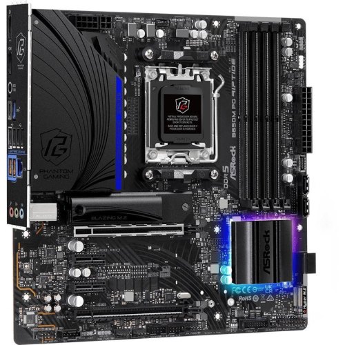 Mатеринська плата ASRock B650M PG RIPTIDE sAM5 B650 4xDDR5 2xM.2 DP HDMI mATX