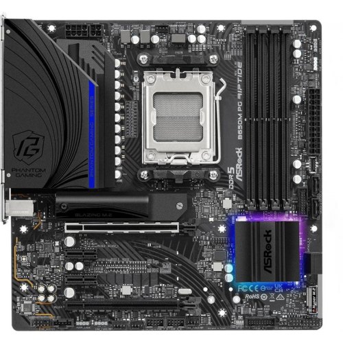 Mатеринська плата ASRock B650M PG RIPTIDE sAM5 B650 4xDDR5 2xM.2 DP HDMI mATX