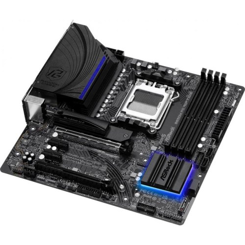 Mатеринська плата ASRock B650M PG RIPTIDE sAM5 B650 4xDDR5 2xM.2 DP HDMI mATX