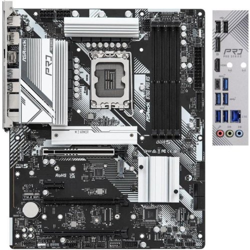 Mатеринська плата ASRock B760 PRO RS s1700 B760 4xDDR5 4xM.2 DP HDMI ATX