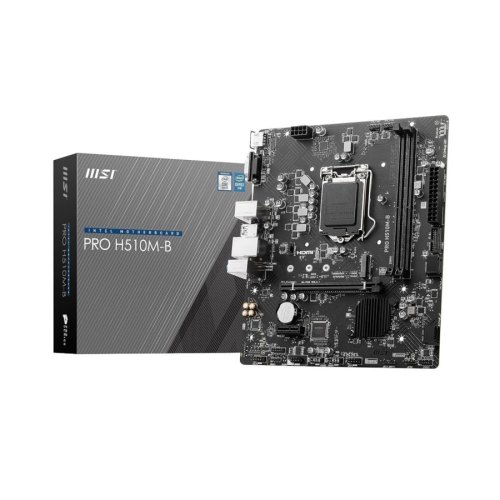 Материнcька плата MSI PRO H510M-B s1200 H470 2xDDR4 HDMI DSub M.2 mATX