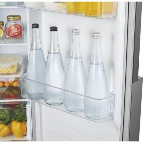 Холодильник SBS Gorenje, 179х65х91см, 2 двері, 334(174)л, А+, NF+, Зона св-ті, диспенсер, LED Диспл, Сірий