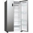 Холодильник SBS Gorenje, 179х67х92см, 2 двері, 356( 191)л, А++, NF+, Інв. , Зона св-ті, Зовн. Диспл, матовий сірий