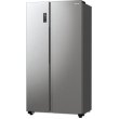 Холодильник SBS Gorenje, 179х67х92см, 2 двері, 356( 191)л, А++, NF+, Інв. , Зона св-ті, Зовн. Диспл, матовий сірий