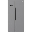 Холодильник Beko SBS, 179x91x71, xолод.відд.-368л, мороз.відд.-190л, 2дв., A+, NF, дисплей, нерж