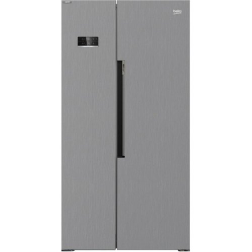 Холодильник Beko SBS, 179x91x71, xолод.відд.-368л, мороз.відд.-190л, 2дв., A+, NF, дисплей, нерж