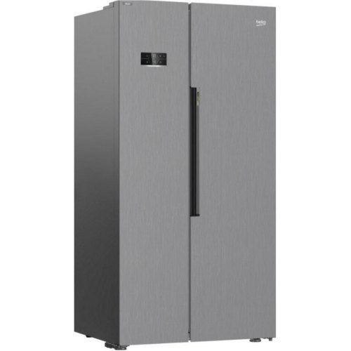 Холодильник Beko SBS, 179x91x71, xолод.відд.-368л, мороз.відд.-190л, 2дв., A+, NF, дисплей, нерж