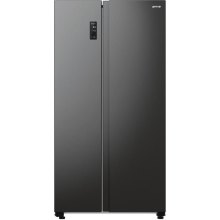 Холодильник SBS Gorenje, 179х67х92см, 2 двері, 356(191)л, А++, NF+, Інв., Зона св-ті, Зовн. Диспл, чорний