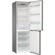 Холодильник з нижн. мороз. камерою Gorenje, 185х60х60см, 2 двері, 203( 99)л, А+, NoFrost+ , Зона св-ті, Внутр. Диспл, нерж