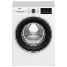 Пральна машина Beko фронтальна, 9кг, 1400, A+++, 55см, дисплей, SMART, ПАР, інв., білий