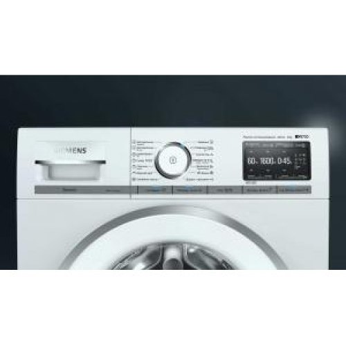 Пральна машина Siemens фронтальна, 10кг, 1600, A+++, 60см, дисплей, I-Dos, білий