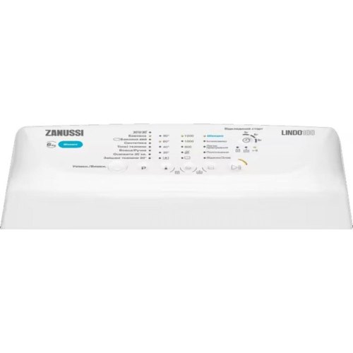 Пральна машина Zanussi вертикальна, 6кг, 1200, A++, 60см, білий