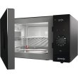 Мікрохвильова піч Gorenje Simplicity, 23л, мех. керув., 900Вт, гриль, дисплей, чорний