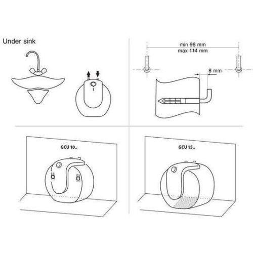 Водонагрівач TESY BILIGHT COMPACT 15 A