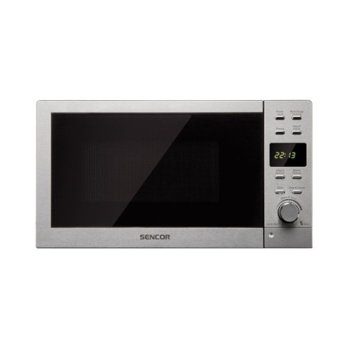 Мікрохвильова піч Sencor, 20л, 800Вт, дисплей, нерж