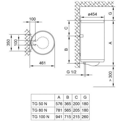 Водонагрівач TIKI TG80NPrime80V9