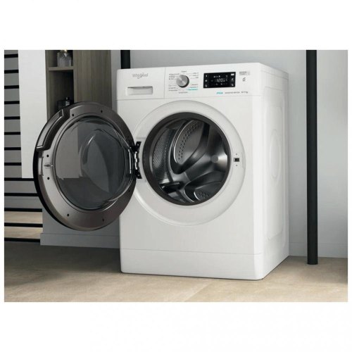 Прально-сушильна машина Whirlpool фронтальна, 9(7)кг, 1600, A+, 60см, дисплей, пара, інвертор, білий