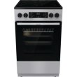Плита Gorenje електрична склокерамічна, 70л, 50x60см, дисплей, програматор, сірий