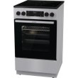 Плита Gorenje електрична склокерамічна, 70л, 50x60см, дисплей, програматор, сірий