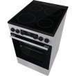 Плита Gorenje електрична склокерамічна, 70л, 50x60см, дисплей, програматор, сірий