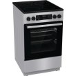 Плита Gorenje електрична склокерамічна, 70л, 50x60см, дисплей, програматор, сірий