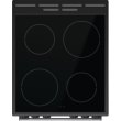 Плита Gorenje електрична склокерамічна, 70л, 50x60см, дисплей, програматор, сірий
