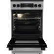 Плита Gorenje електрична склокерамічна, 70л, 50x60см, дисплей, програматор, сірий