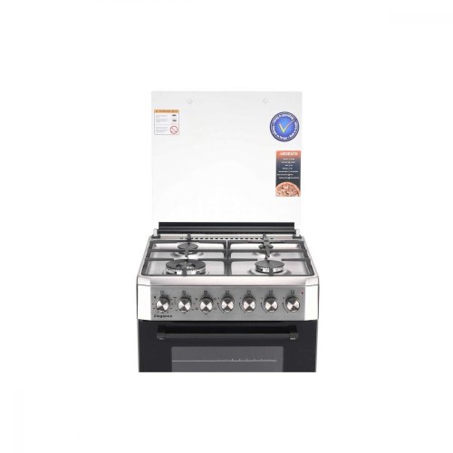 Плита ARDESTO комбі Elegance, 66л, 60x60см, конвекція, чавун, підсвічування, форсунки LPG (підключення газового балона), знімні направляючі, нерж