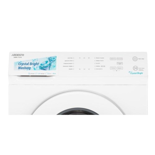 Пральна машина ARDESTO фронтальна Crystal Bright, 7кг, 1200, А++, 42см, дисплей, пара, сенсор.управл., дозавантаж., білий