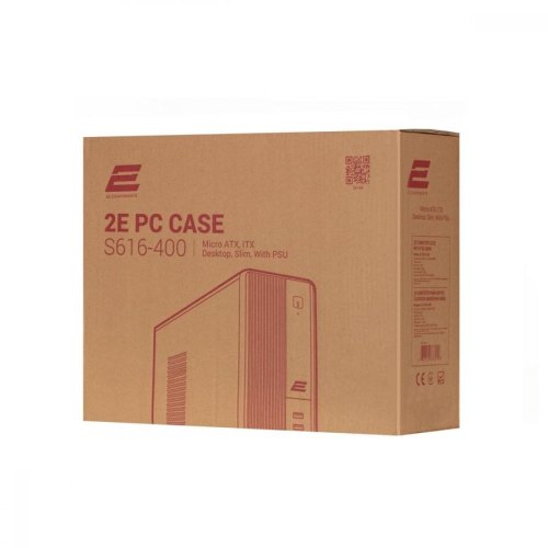 Комп’ютер персональний 2E Integer Intel i5-11400, 8Gb, F120GB, UMA, H510, 2E-S616, 400W, Win10P