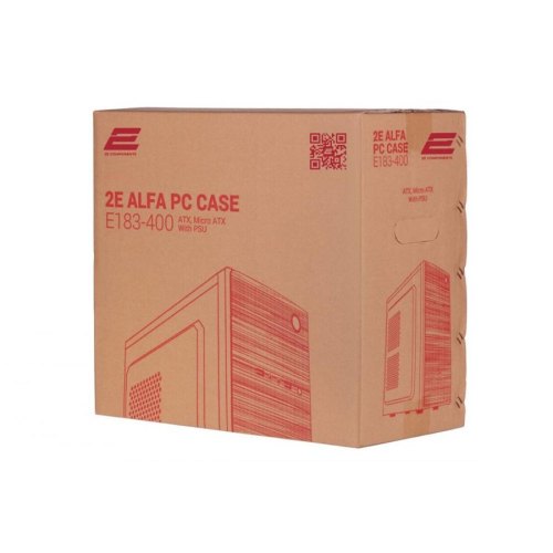 Комп’ютер персональний 2E Rational Intel i3-10100, 8Gb, F480GB, UMA, H410, E183, 400W, Win10P