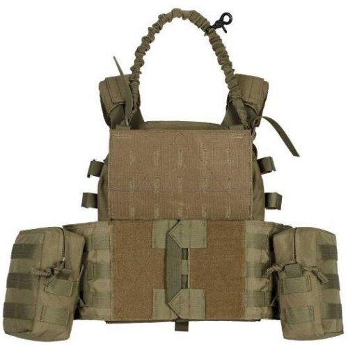 Плитоноска з додатковими сумками Тип1, 2Е, Молле, зелена