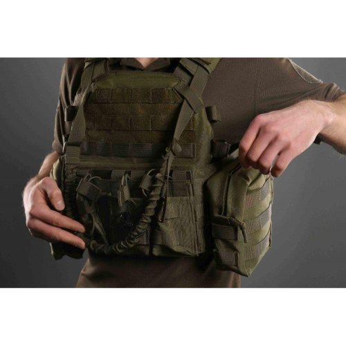 Плитоноска з додатковими сумками Тип1, 2Е, Молле, зелена