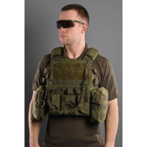 Плитоноска з додатковими сумками Тип1, 2Е, Молле, зелена