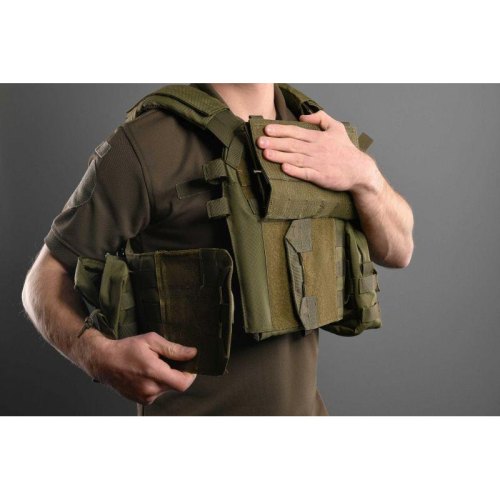 Плитоноска з додатковими сумками Тип1, 2Е, Молле, зелена