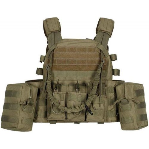 Плитоноска з додатковими сумками Тип1, 2Е, Молле, зелена