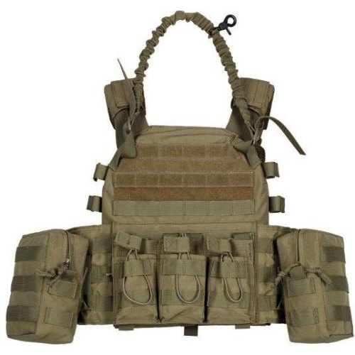 Плитоноска з додатковими сумками Тип1, 2Е, Молле, зелена