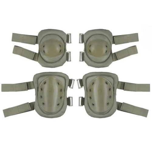 Комплект наколінників і налокітників 2Е, зелений