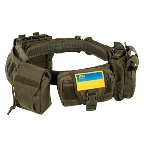 Тактичний пасок з 5-ма підсумками, 2Е, зелений