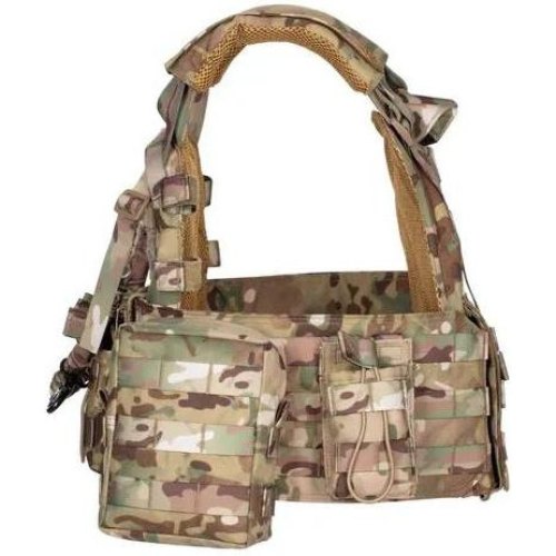Плитоноска з додатковими сумками Тип1, 2Е, Молле, камуфляж