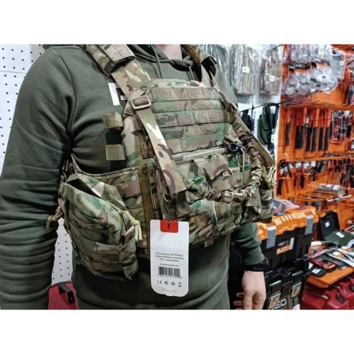 Плитоноска з додатковими сумками Тип1, 2Е, Молле, камуфляж