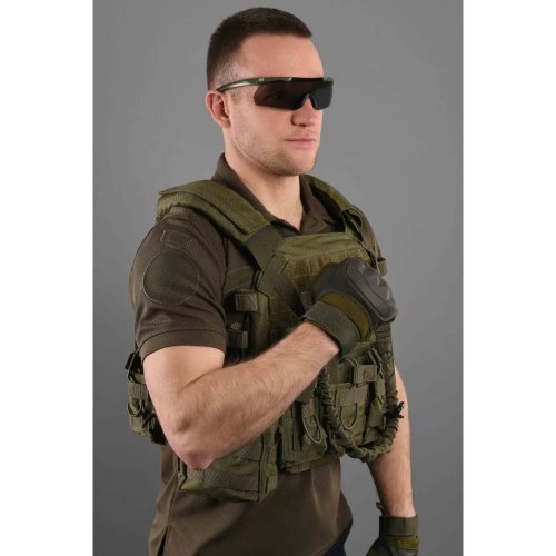 Рукавиці тактичні 2E, Sensor Touch S, зелені