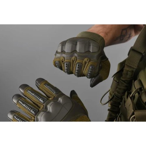 Рукавиці тактичні 2E, Sensor Touch S, зелені