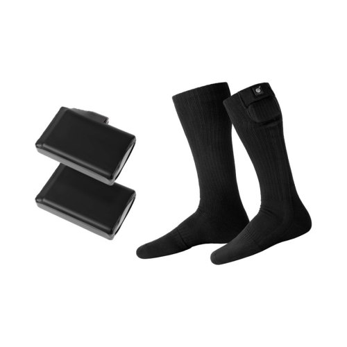 Шкарпетки з підігрівом 2E Race Plus Black високі, розмір M