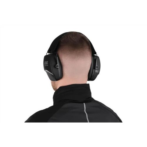 Тактичні захисні навушники 2E Defence Black NRR: 25 dB, пасивні